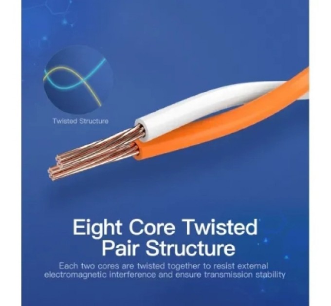 Патч-корд Flat Cat.7 Patch Cable 3M Black VENTION (ICABI)