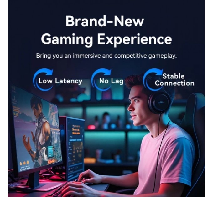 Патч-корд Cat.8 SFTP Patch Cable 1M Black VENTION (IKABF)