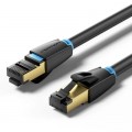 Патч-корд Cat.8 SFTP Patch Cable 3M Black VENTION (IKABI)