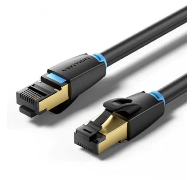 Патч-корд Cat.8 SFTP Patch Cable 15M Black VENTION (IKABN)