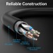 Патч-корд Cat8 SFTP Patch Cable 5M Black VENTION (IKKBJ)