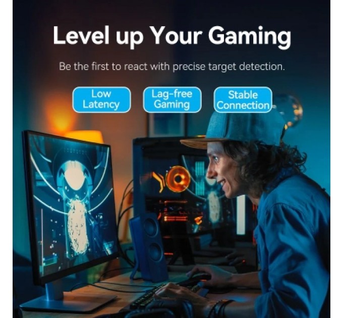 Патч-корд Cat8 SFTP Patch Cable 5M Black VENTION (IKKBJ)