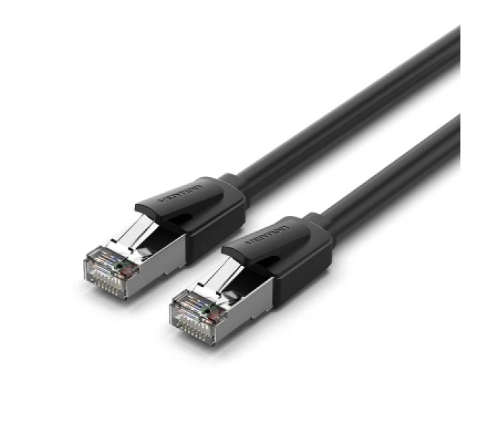 Патч-корд Cat8 SFTP Patch Cable 8M Black VENTION (IKKBK)