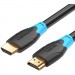 Кабель мультимедійний HDMI Cable 0.75M Black VENTION (AACBE)