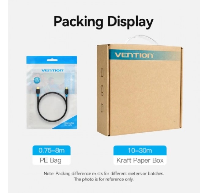 Кабель мультимедійний HDMI Cable 20M Black VENTION (AACBQ)