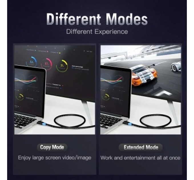 Кабель мультимедійний HDMI Cable 25M Black Type VENTION (AACBS)