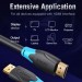 Кабель мультимедійний HDMI Cable 30M Black Type VENTION (AACBT)