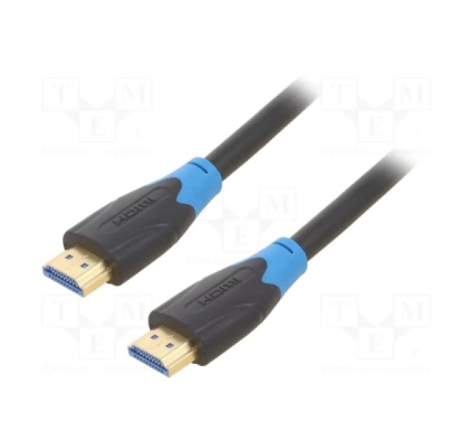 Кабель мультимедійний HDMI Cable 1M Black Type VENTION (AAGBF)