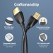 Кабель мультимедійний Portable HDMI Cable 3M Black VENTION (AAIBI)