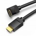 Кабель мультимедійний HDMI Right Angle Cable 270 Degree 1M Black VENTION (AAQBF)