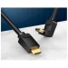 Кабель мультимедійний HDMI Right Angle Cable 270 Degree 1.5M Black VENTION (AAQBG)