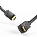 Кабель мультимедійний HDMI Right Angle Cable 270 Degree 3M Black VENTION (AAQBI)