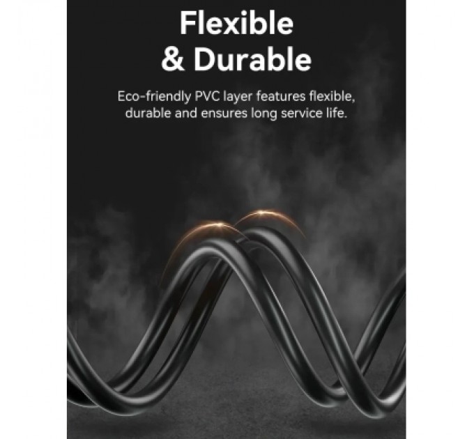 Кабель мультимедійний HDMI-D Male to HDMI-A Male 4K HD Cable 1M Black VENTION (AGIBF)