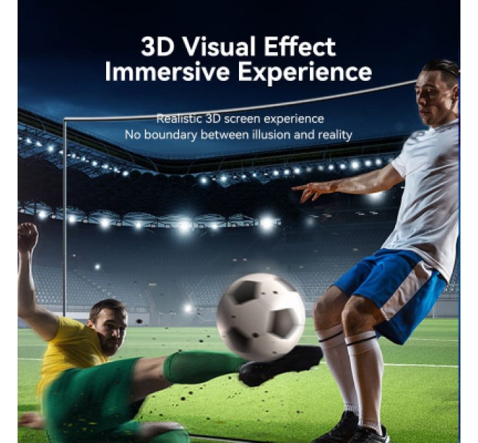 Кабель мультимедійний HDMI-A Male to Male 4K HD Cable PVC Type 1.5M Black VENTION (ALIBG)