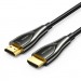 Кабель мультимедійний 4K Fiber Optic HDMI Male to Male Cable 50M Black Zinc Alloy Type VENTION (ALSBX)