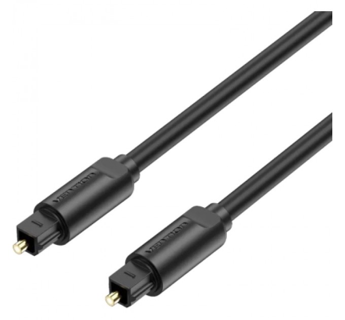Кабель мультимедійний Optical Fiber Audio Cable 1M Black VENTION (BAEBF)