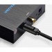 Кабель мультимедійний Optical Fiber Audio Cable 1M Black VENTION (BAEBF)