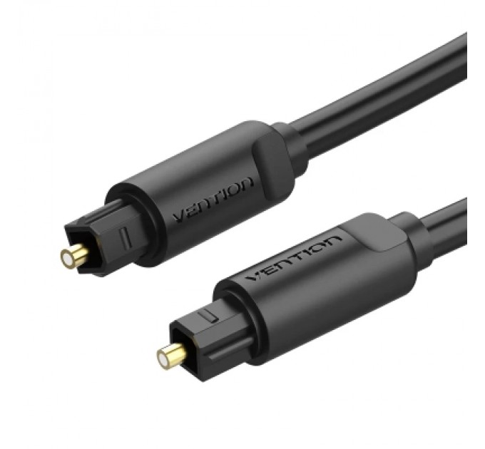 Кабель мультимедійний Optical Fiber Audio Cable 2M Black VENTION (BAEBH)