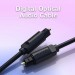Кабель мультимедійний Optical Fiber Audio Cable 2M Black VENTION (BAEBH)