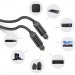 Кабель мультимедійний Optical Fiber Audio Cable 3M Black VENTION (BAEBI)