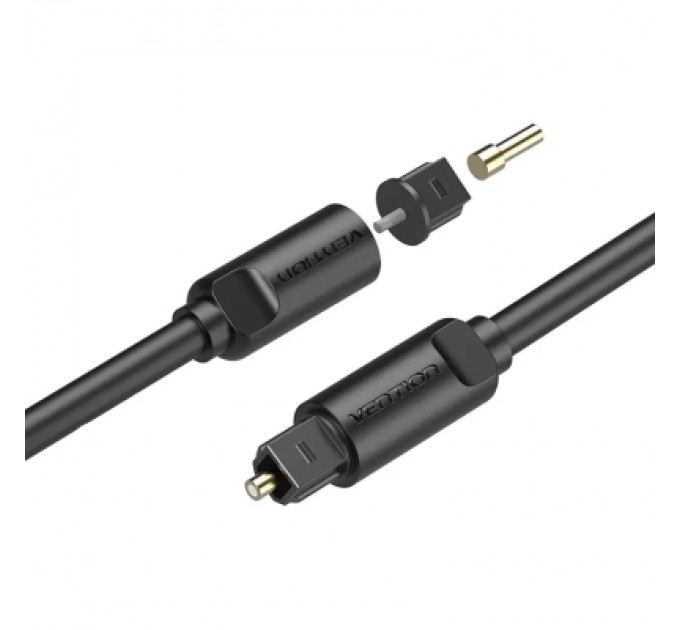 Кабель мультимедійний Optical Fiber Audio Cable 3M Black VENTION (BAEBI)