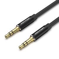 Кабель мультимедійний 3.5mm Male to Male Audio Cable 1.5M Black Aluminum Alloy Type VENTION (BAXBG)