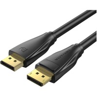 Кабель мультимедійний DP 1.4 Male to Male HD Cable 8K 3M Black VENTION (HCDBI)
