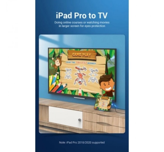 Дата кабель USB 3.0 A Male to C Male Cable 1.5M Black PVC Type VENTION (COZBG)