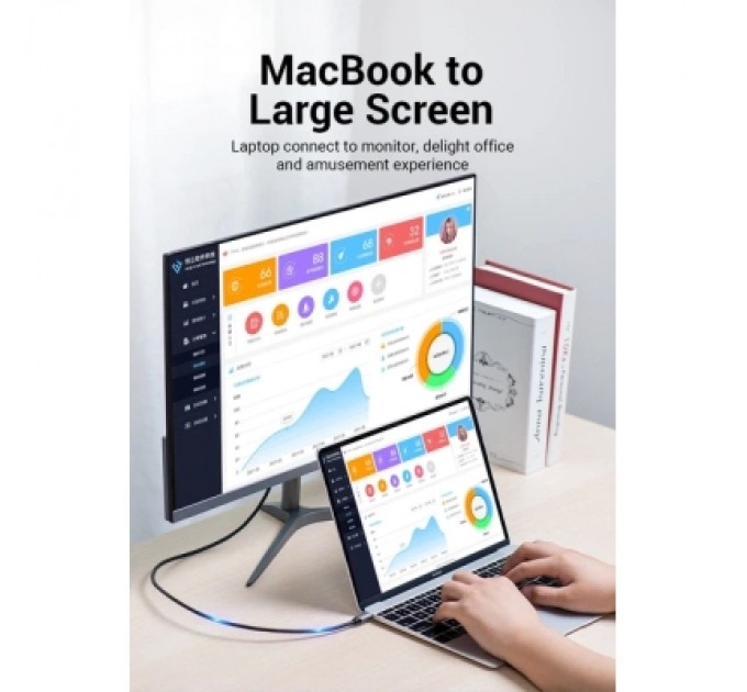 Дата кабель USB 3.0 A Male to C Male Cable 1.5M Black PVC Type VENTION (COZBG)