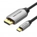 Дата кабель USB 3.0 A Male to C Male Cable 1.5M Black PVC Type VENTION (COZBG)