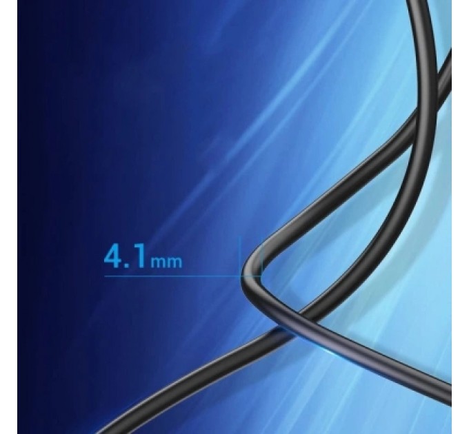 Дата кабель USB 2.0 C Male to B Male 2A Cable 1.5M Black VENTION (CQUBG)