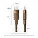 Дата кабель USB 2.0 Type-C Male to Type-C Male 3A Cable 1M Gold Aluminum Alloy Type VENTION (TRDJF)