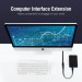 Дата кабель Flat USB3.0 Extension Cable 2M Black VENTION (VAS-A13-B200)