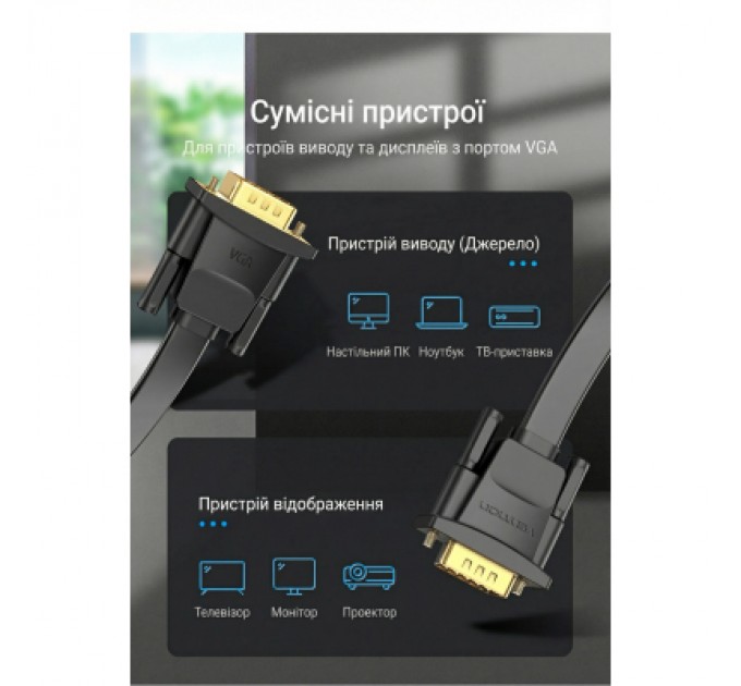 Дата кабель USB 2.0 Type-C Male to Lightning Male 3A Cable 1M White VENTION (LAJWF)