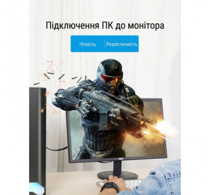 Дата кабель USB 2.0 Type-C Male to Lightning Male 3A Cable 1M White VENTION (LAJWF)