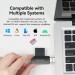 Зчитувач флеш-карт 2-in-1 USB 3.0 A Card Reader(SD+TF) Black Dual Drive Letter VENTION (CLGB0)