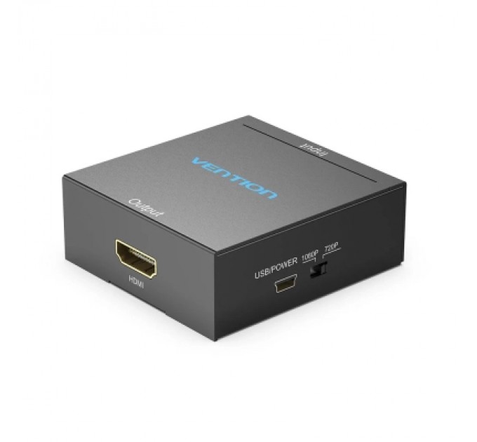 Конвертор RCA to HDMI Converter Black Metal Type VENTION (AEFB0)