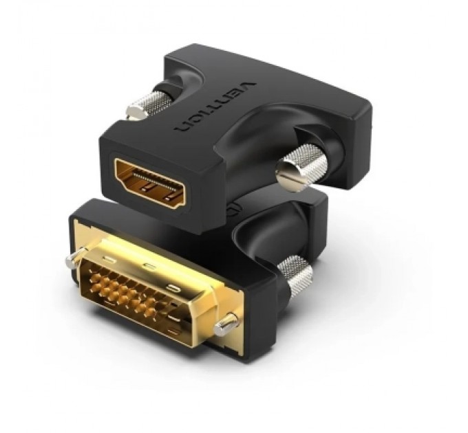 Перехідник HDMI Female to DVI (24+1) Male Adapter Black VENTION (AILB0)