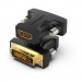 Перехідник HDMI Female to DVI (24+1) Male Adapter Black VENTION (AILB0)