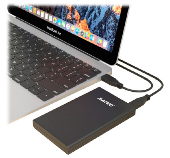 Кишеня зовнішня Maiwo 2.5" SATA HDD/SSD via USB3.1 GEN2 TypeC (K2568G2)