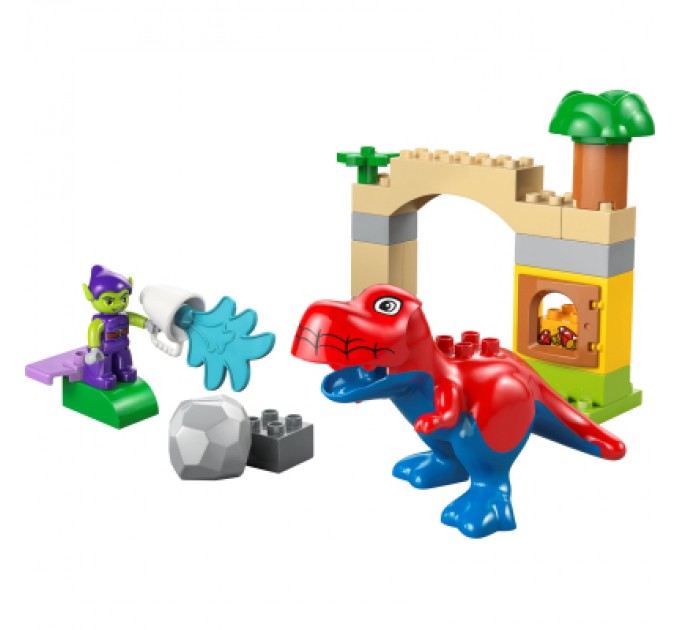 Конструктор LEGO DUPLO Marvel Динозавр Spidey-Rex проти Зеленого Гобліна (10463)