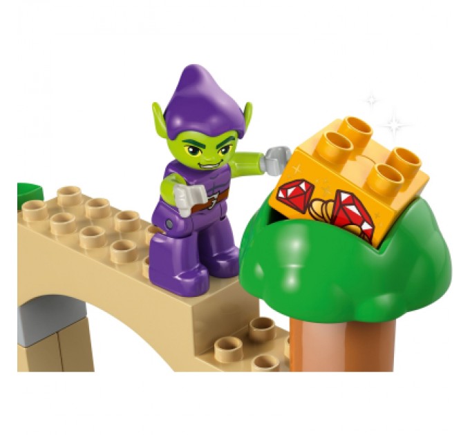 Конструктор LEGO DUPLO Marvel Динозавр Spidey-Rex проти Зеленого Гобліна (10463)