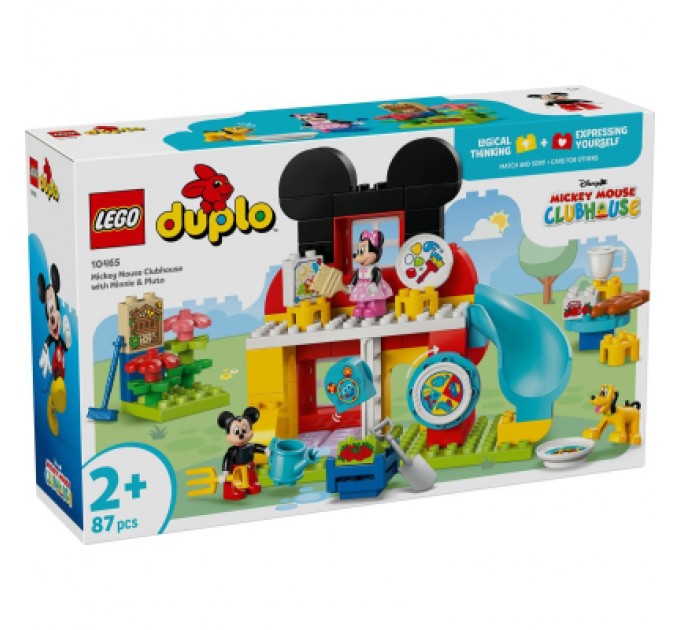 Конструктор LEGO DUPLO Disney Міккі Маус: Клубний будинок з Мінні та Плуто (10465)
