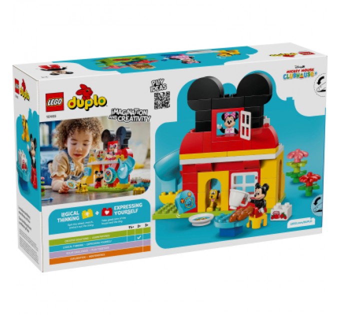 Конструктор LEGO DUPLO Disney Міккі Маус: Клубний будинок з Мінні та Плуто (10465)