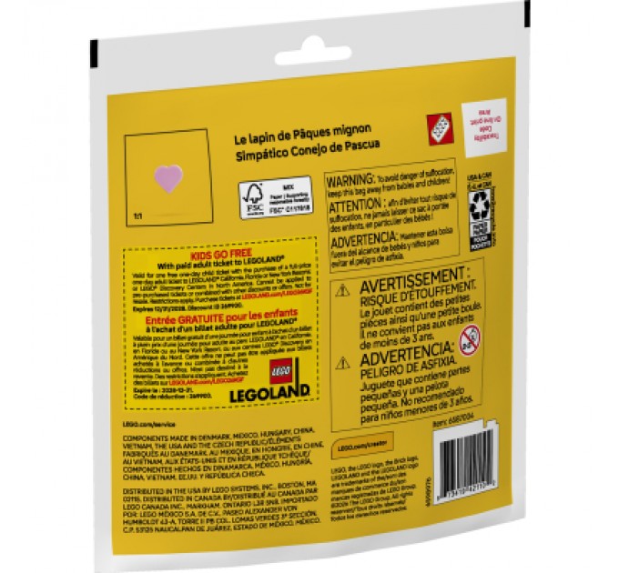 Конструктор LEGO recruitment Creator Чарівний великодній кролик (30716)