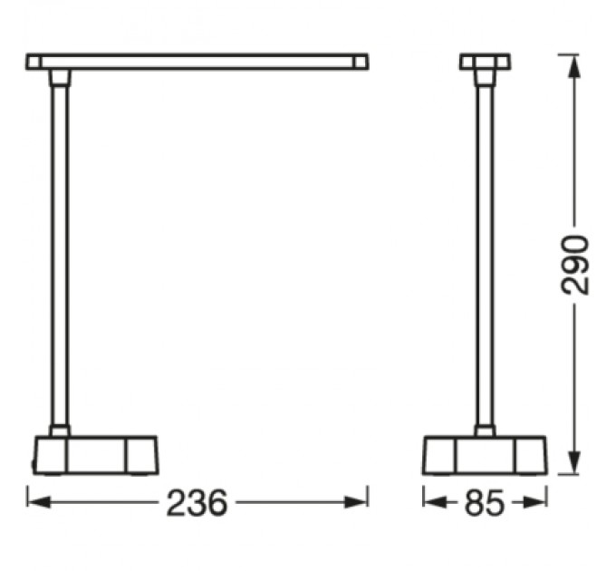 Настільна лампа Osram PANAN F DIM USB WT (4099854507472)