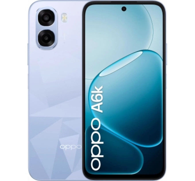 Oppo Мобільний телефон Oppo A6k 4/256GB Crystal Blue (OFCPH2891_BLUE)
