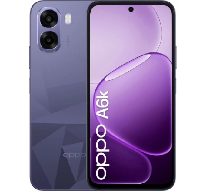Oppo Мобільний телефон Oppo A6k 4/256GB Crystal Violet (OFCPH2891_VIOLET)