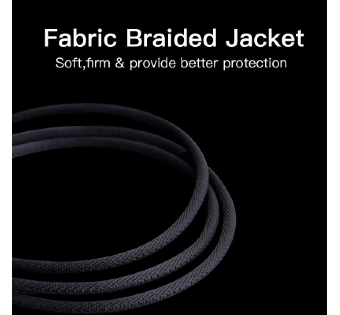 Кабель мультимедійний 3.5mm M to 3.5mm F 1.0m black Vention (BHBBF)