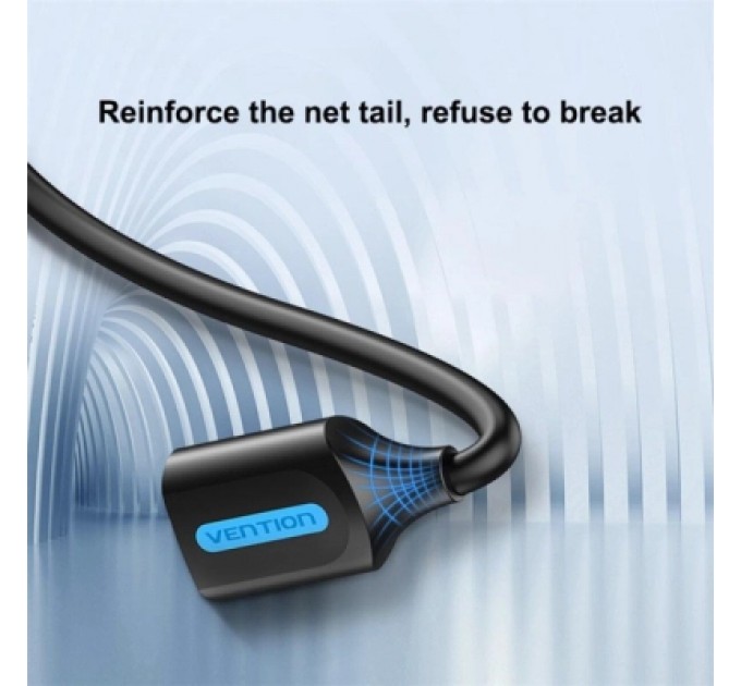 Дата кабель USB 2.0 AM/AF 2.0m black Vention (CBHBH)